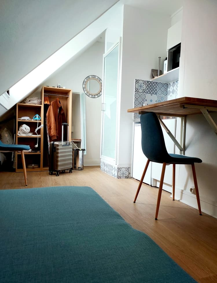 Photo de la location a temps partiel de : Studette Paris 14eme équipée à Paris