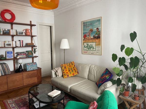 Photo de la location a temps partiel de : Joli 2 pièces avec balcons à Montmartre à Paris