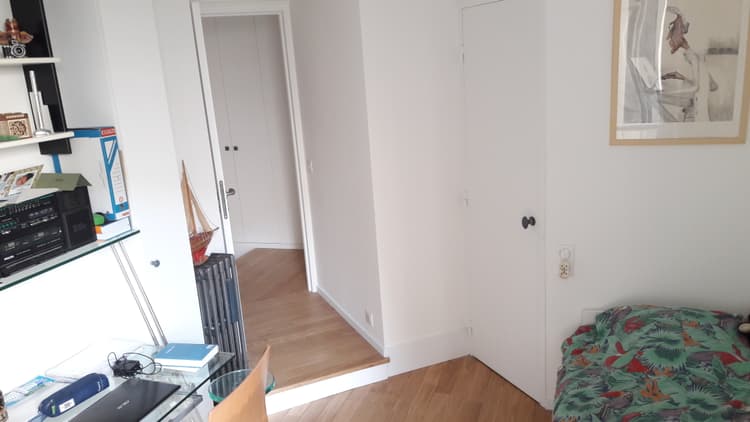 Photo de la location a temps partiel de : Chambre avec douche&wc dans bel appartement central à Paris