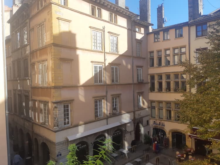 Photo de la location a temps partiel de : Loue (ou echange avec Paris) bel appartement T2 66m² - Lyon centre ancien à Lyon 5e