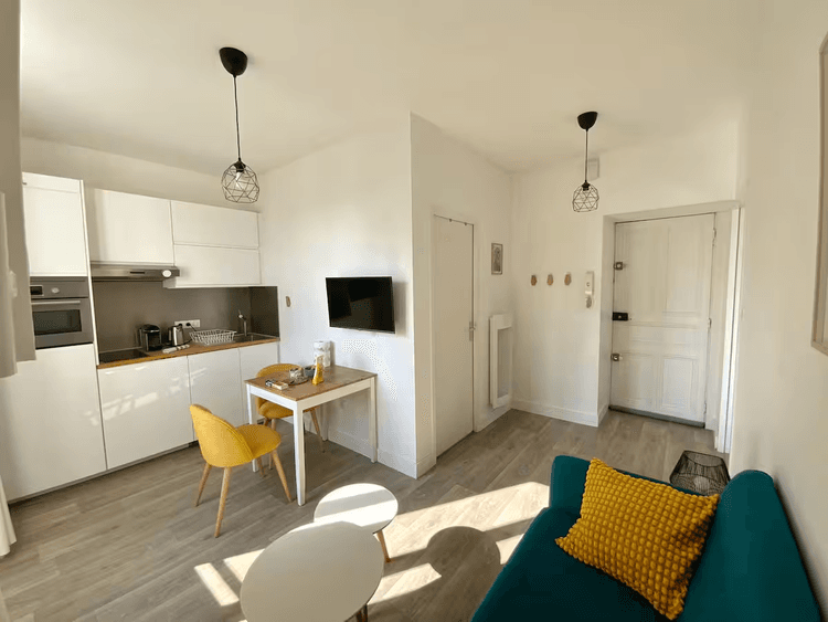 Photo de la location a temps partiel de : Charmant 2 pièces, à 10 min du cœur de Nantes à Nantes