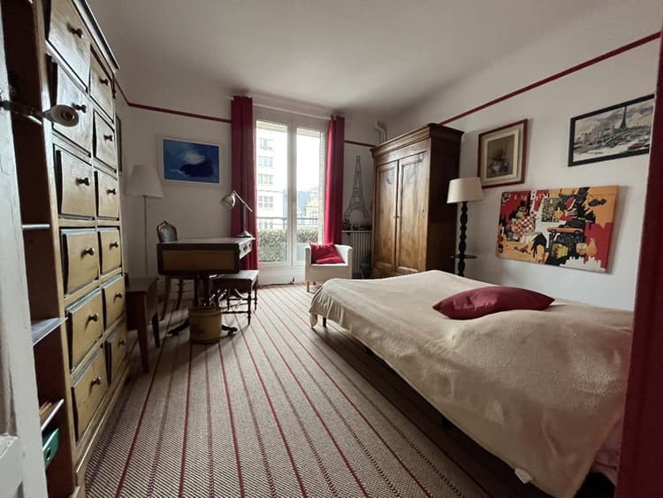 Photo de la location a temps partiel de : Chambre 15 M2 sdb privée Paris 17 Metro Péreire à Paris