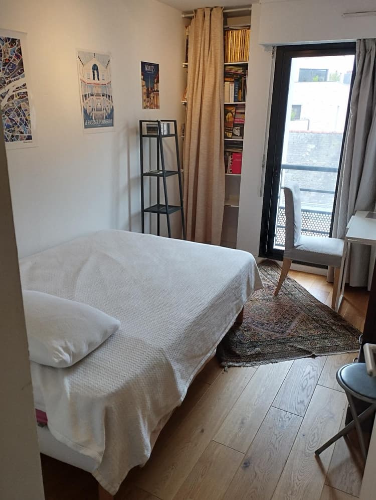 Photo de la location a temps partiel de : Chambre  tout confort chez l'habitant dans appartement central 3 p à Nantes