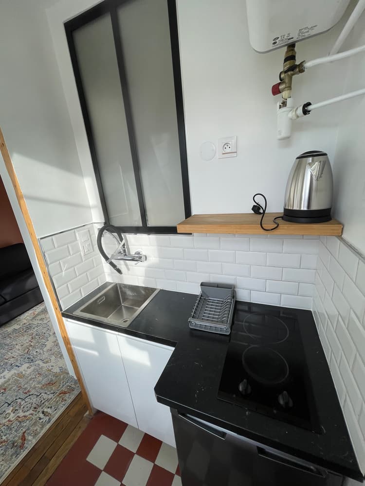 Photo de la location a temps partiel de : Studio avec vue dégagée à 3 min de la gare Montparnasse à Paris