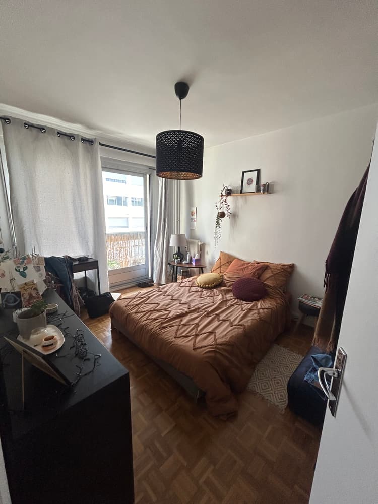 Photo de la location a temps partiel de : Chambre dans appartement propre et cosy à Lyon