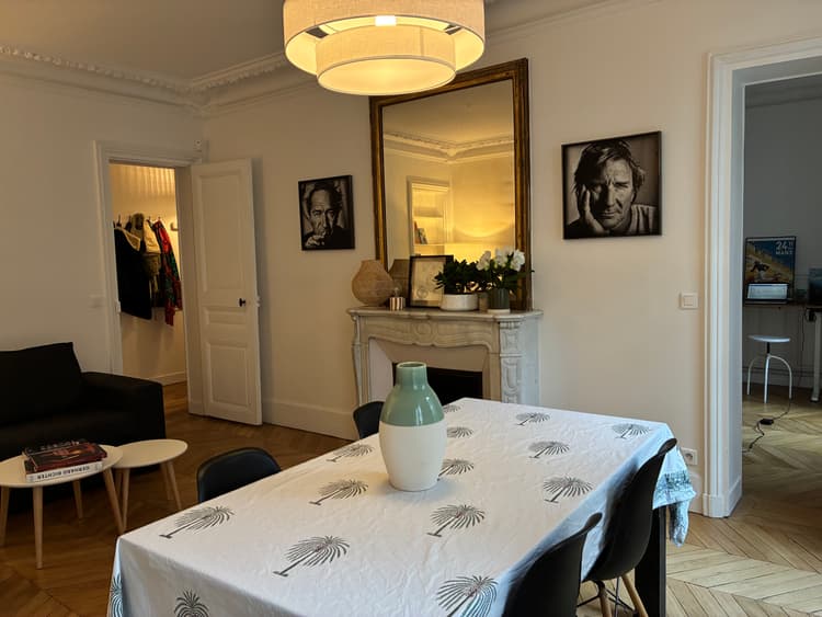 Photo de la location a temps partiel de : Loue chambre au calme dans appartement au coeur de Passy à Paris