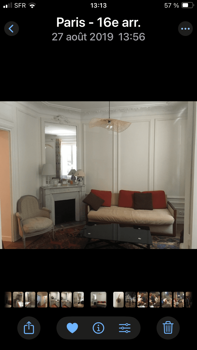 Photo de la location a temps partiel de : Meublé 53 m2  metro EXCELMANS/ MOLITOR en location alternée minimum 7 nuits par mois 100€cc/ nuit à Paris