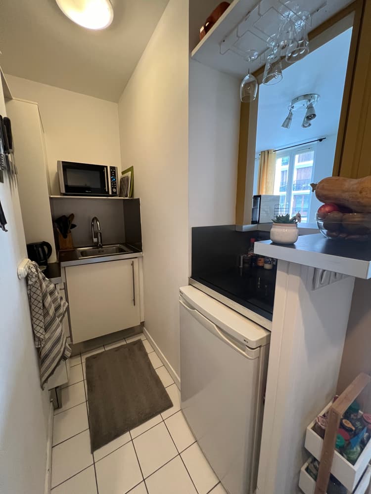 Photo de la location a temps partiel de : Studio lumineux de 25m2 au coeur de Boulogne à Boulogne-Billancourt