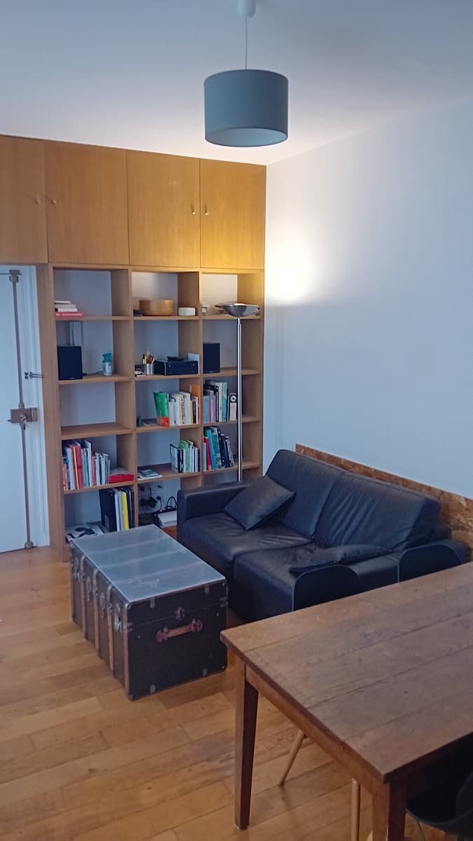 Photo de la location a temps partiel de : Appartement de 35 m2 – 2 pièces + salle de bains (6ème arrondissement) à Paris