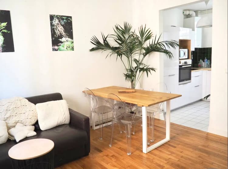 Photo de la location a temps partiel de : Charmant appartement calme et lumineux de 41 m² à Paris 18e