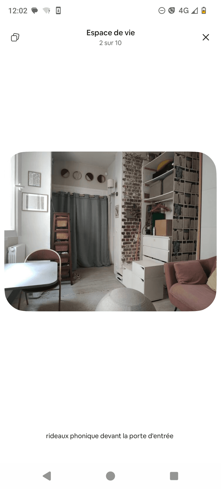 Photo de la location a temps partiel de : Studio traversant RDC - quartier village Jourdain à Paris