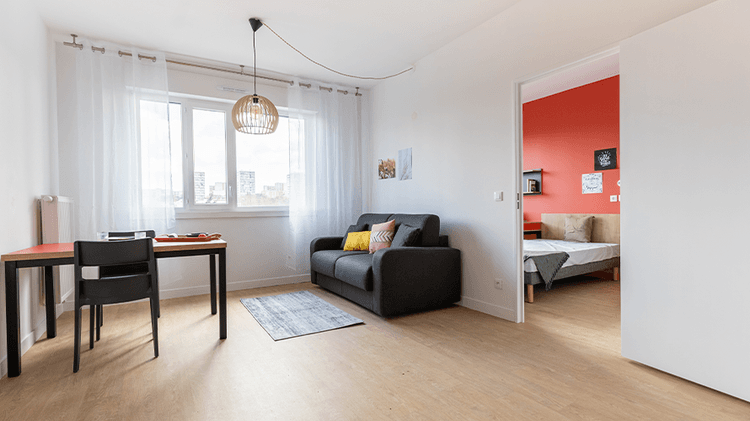 Photo de la location a temps partiel de : Studio ou T3 entier - neufs - cœur de Cergy à Cergy