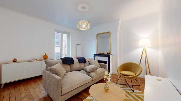 Photo de la location a temps partiel de : T2 entièrement meublé de 41 m² Paris 14eme à Paris