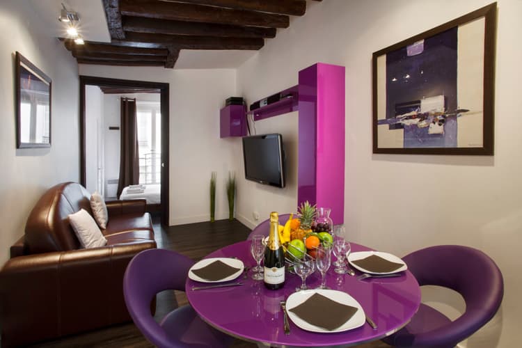 Photo de la location a temps partiel de : Magnifique appartement 2 pièces 35 m² en plein centre de Paris à Paris