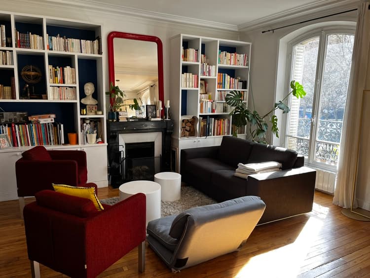Photo de la location a temps partiel de : Bel appartement (2 pièces) près de la place de Clichy à Paris