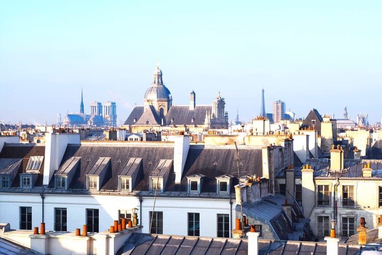 Photo de la location a temps partiel de : Studio dans le Marais avec vue sur tout Paris à Paris